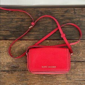 Marc Jacobs Vibrant Red Crossbody Bag